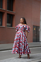 Moremi Purple and Pink Print Set