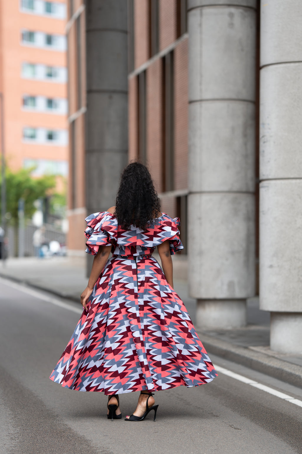 Moremi Purple and Pink Print Set
