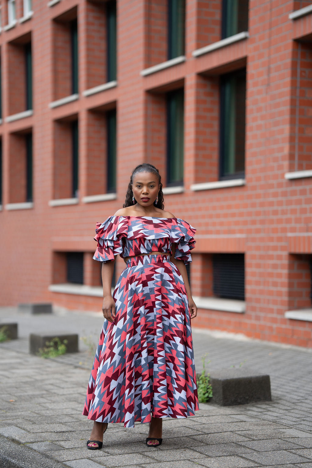 Moremi Purple and Pink Print Set