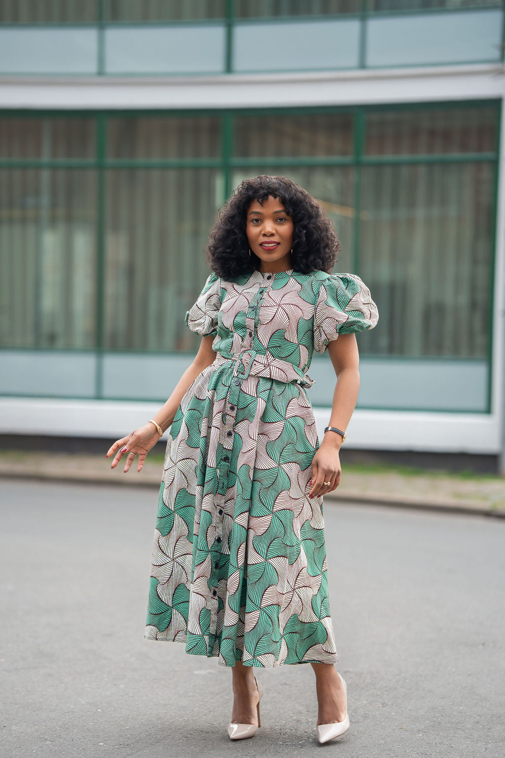 Fatima Green Dress