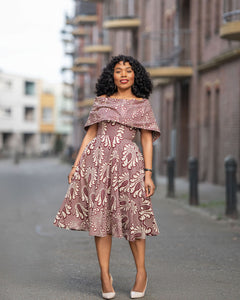 Burgundy & Beige
