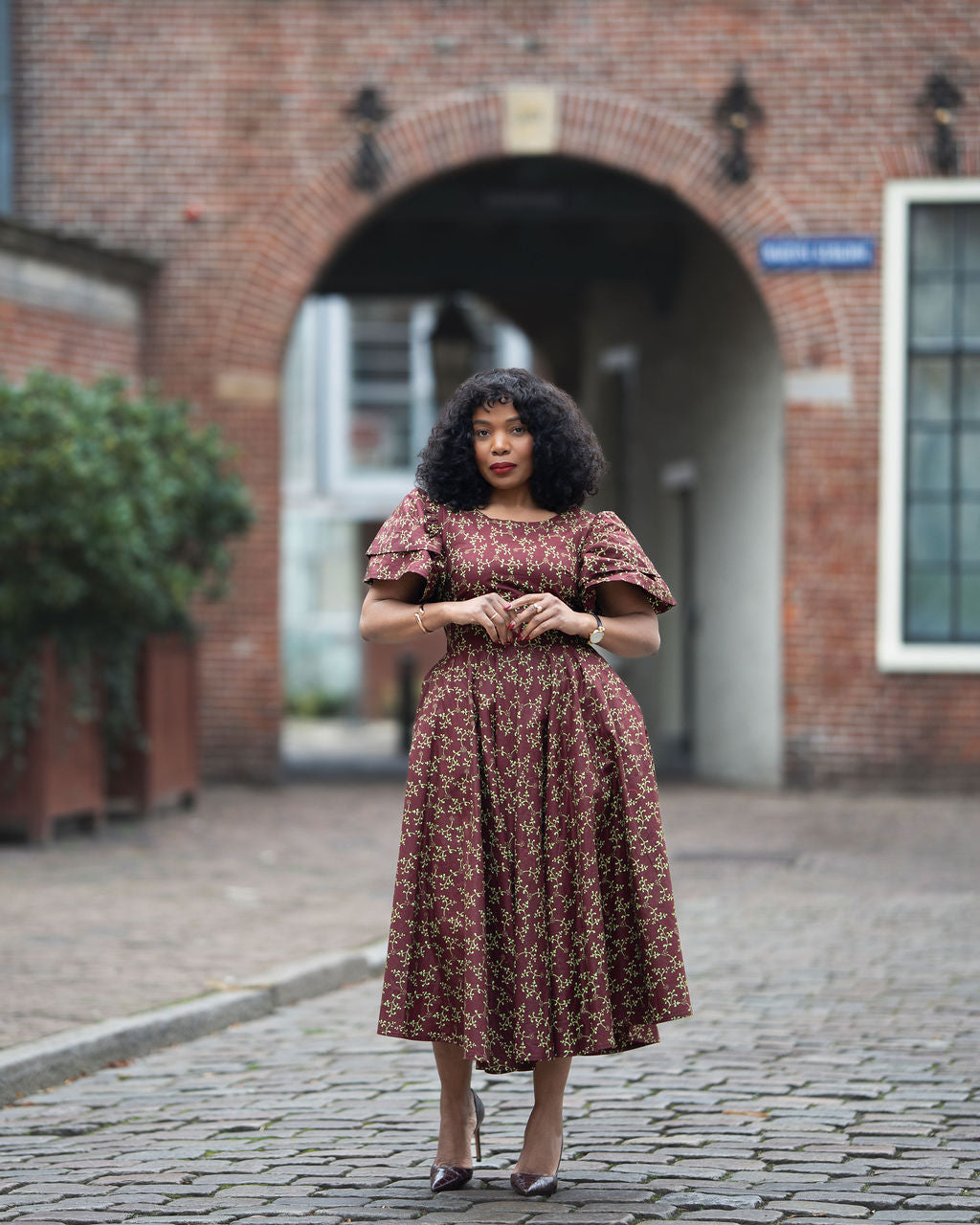 Dupe Brown Dress