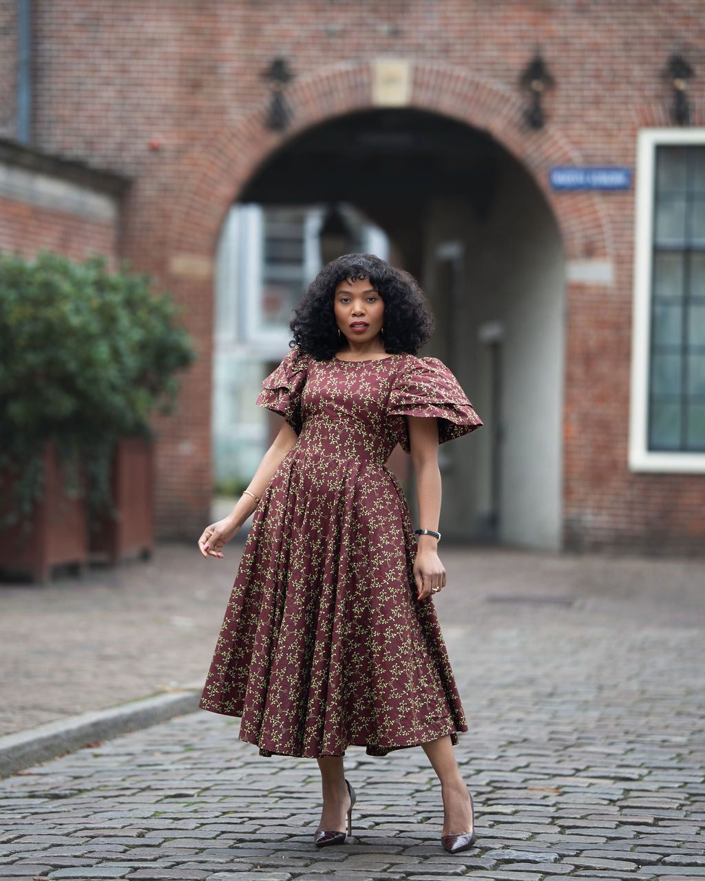Dupe Brown Dress