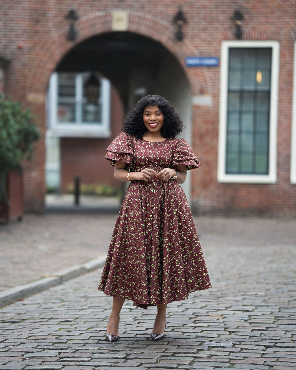 Dupe Brown Dress