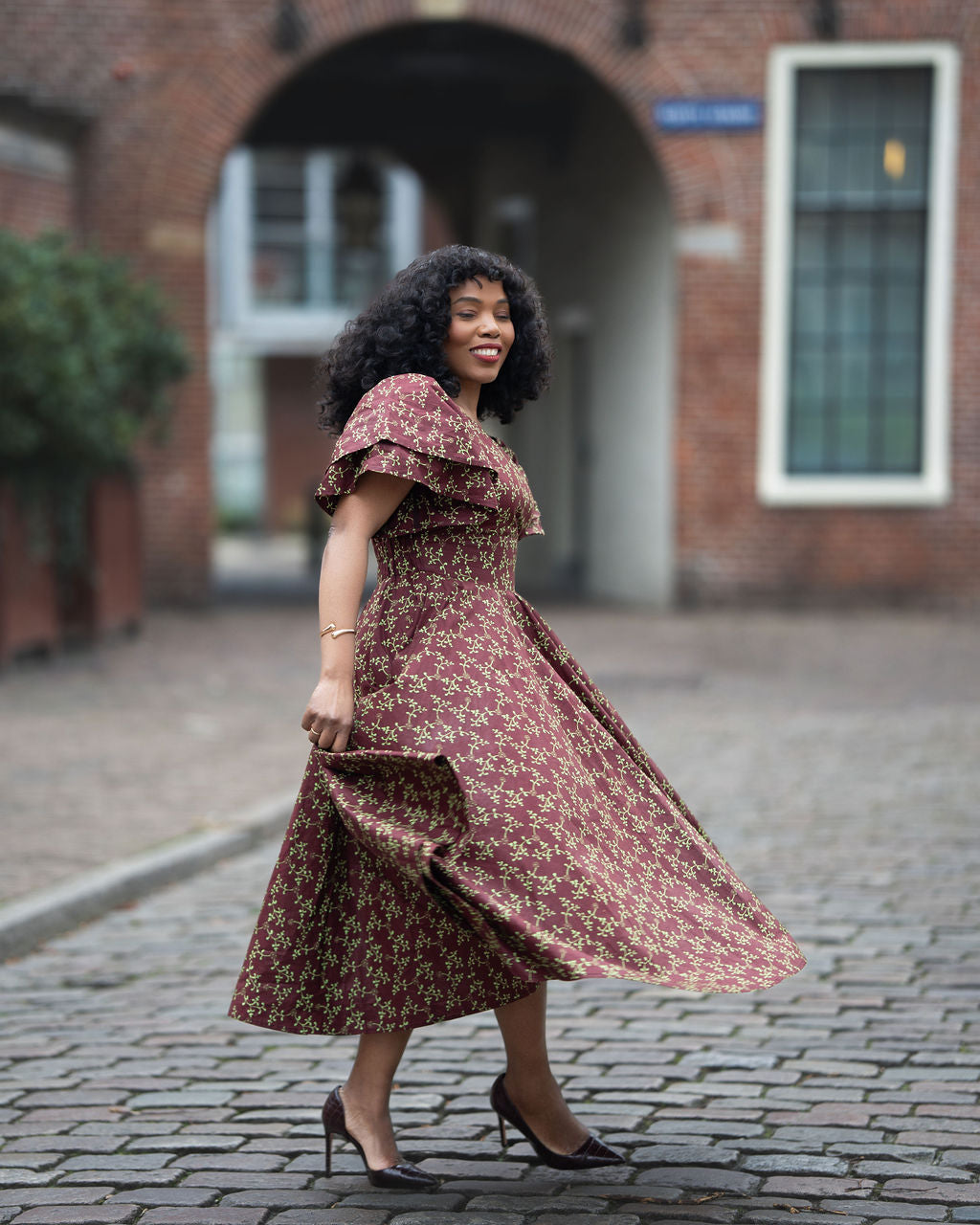 Dupe Brown Dress