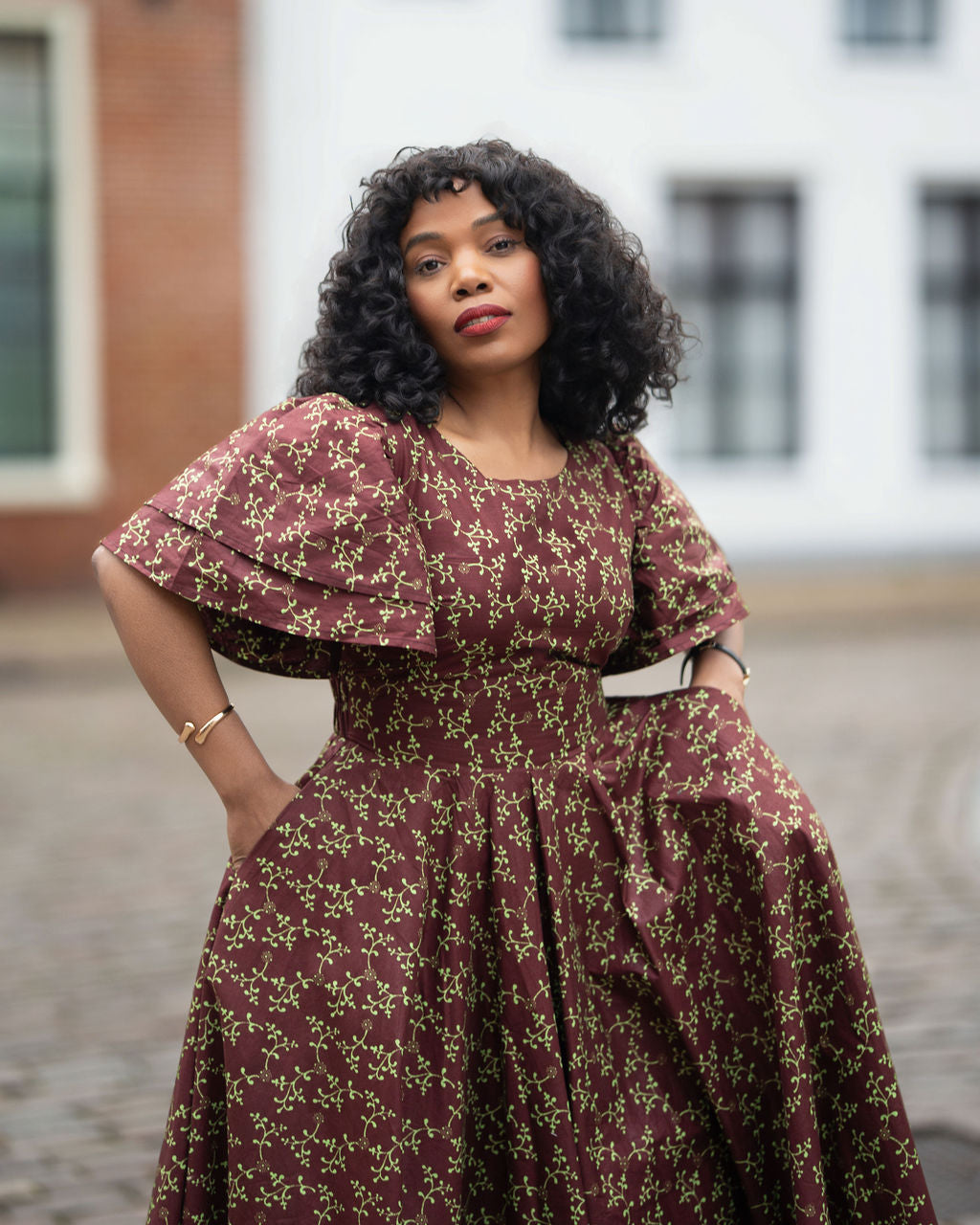 Dupe Brown Dress