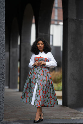 MARIE BLUE SHIRT DRESS