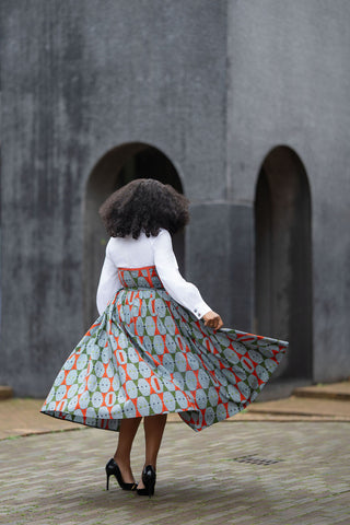 MARIE BLUE SHIRT DRESS