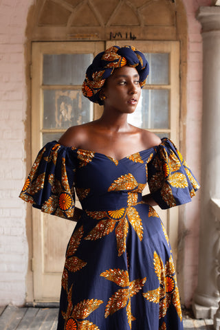 OMOLOLA PRINTED BRAIDED TURBAN HEADWRAPS