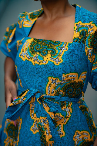 Ayaoba Square Neck Maxi Dress Dresses
