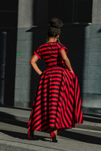 Peju Red And Black Dress
