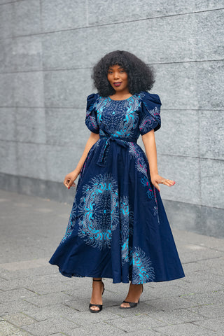 ALICE BLUE MIDAXI DRESS