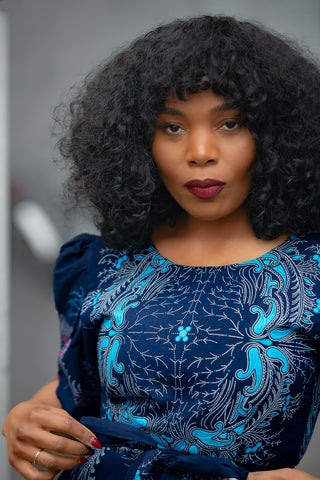 ALICE BLUE MIDAXI DRESS