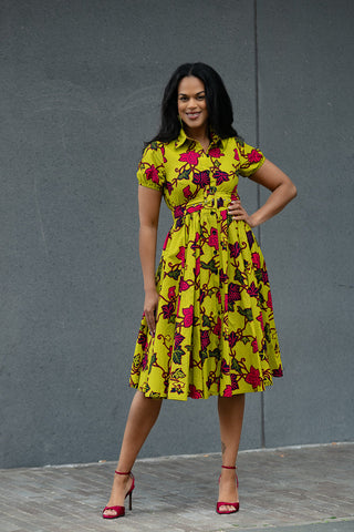 THANDIWE YELLOW DRESS Women’s Dress