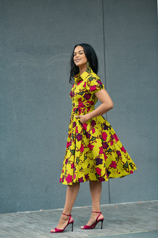 THANDIWE YELLOW DRESS Women’s Dress