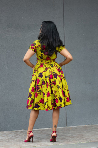 THANDIWE YELLOW DRESS Women’s Dress