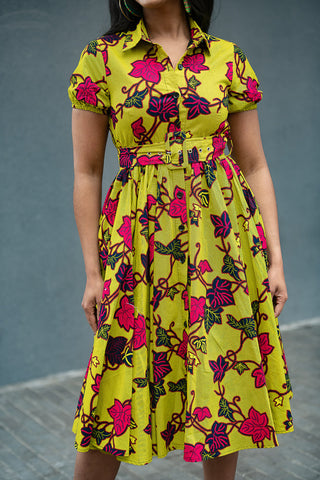 THANDIWE YELLOW DRESS Women’s Dress