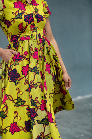THANDIWE YELLOW DRESS Women’s Dress
