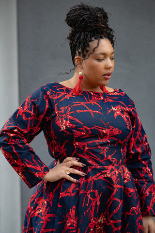 MOYO RED EARRINGS Earrings