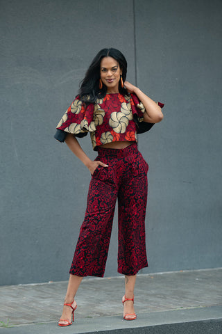 ARINOLA PALAZZO SHORT. Trousers