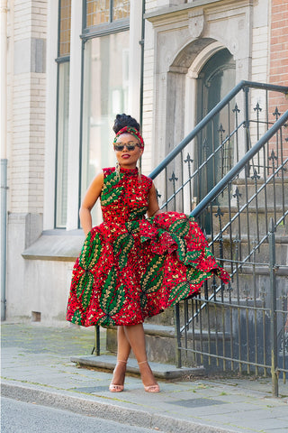 Modupe Side Peplum Dress. Apparel & Accessories