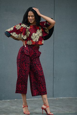 ARINOLA PALAZZO SHORT. Trousers