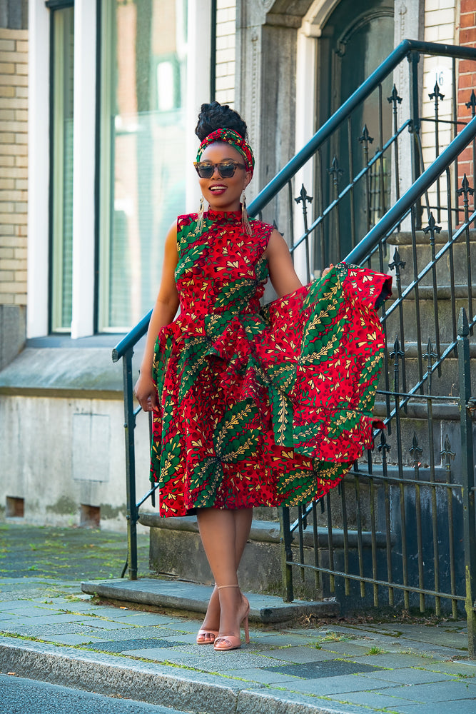 Modupe Side Peplum Dress. Apparel & Accessories