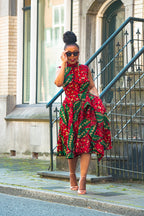 Modupe Side Peplum Dress. Apparel & Accessories