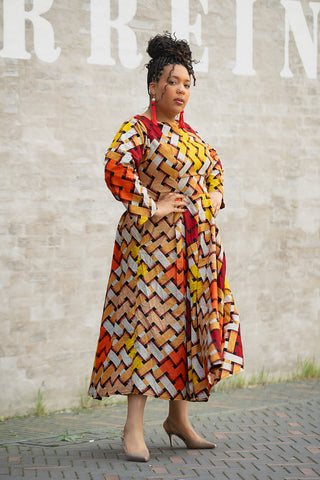 MOYO YELLOW AND ORANGE DRESS Women’s Dress