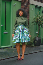 Tiwa Turquoise Skirt