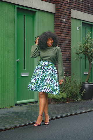 Tiwa Turquoise Skirt