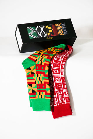 Headwrap + Socks Gift Box