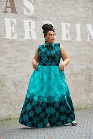 CAIRO BLUE MAXI DRESS Women’s Dress