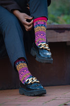 KINSHASA MULTICOLOURED SOCKS