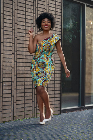 Ewa One Shoulder Dress Dresses