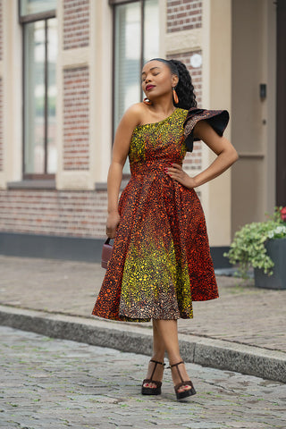 ADAEZE BROWN DRESS Women’s Dress