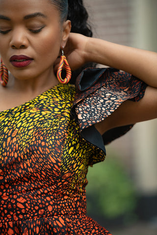 ADAEZE BROWN DRESS Women’s Dress