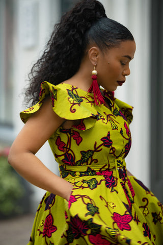 SELELNA FLORAL MIDI DRESS Women’s Dress