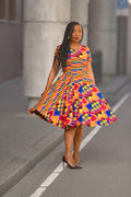Tendai Multicoloured Kente Dress