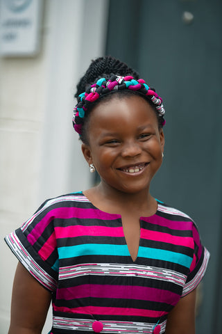 PEJU PINK BRAIDED HEADBAND HEADBANDS