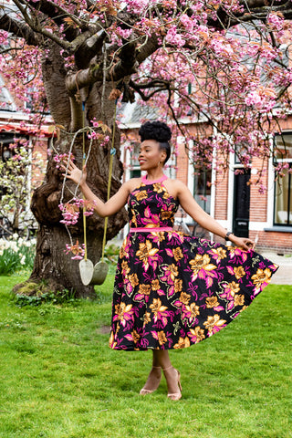 Didi Midaxi African Print Dress Dresses
