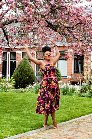 Didi Midaxi African Print Dress Dresses