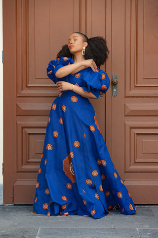 Anan Blue Dress Clothing
