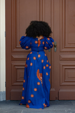 Anan Blue Dress Clothing