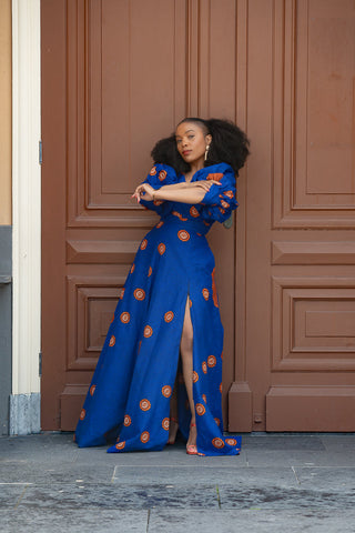 Anan Blue Dress Clothing