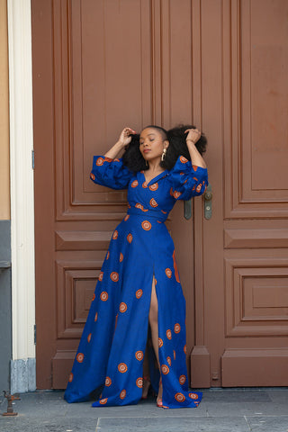 Anan Blue Dress Clothing