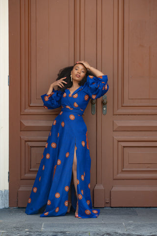 Anan Blue Dress Clothing