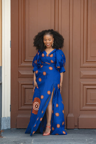 Anan Blue Dress Clothing