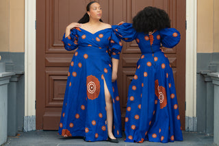 Anan Blue Dress Clothing