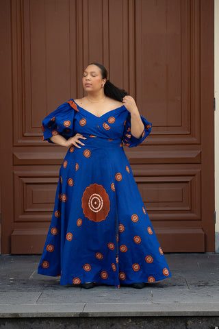 Anan Blue Dress Clothing